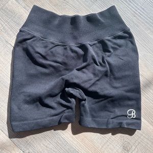 Bombshell Sportswear - Cheeky Seamless Shorts in Black